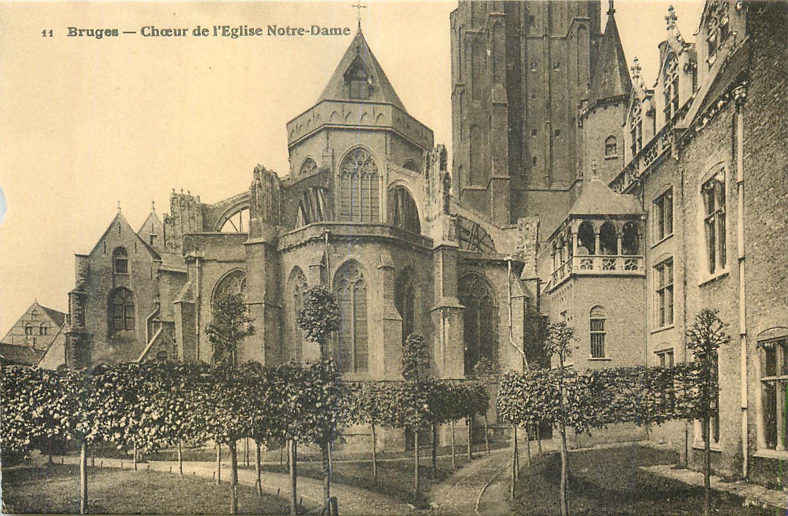CPA Bruges Choeur de L'Eglise Notre Dame