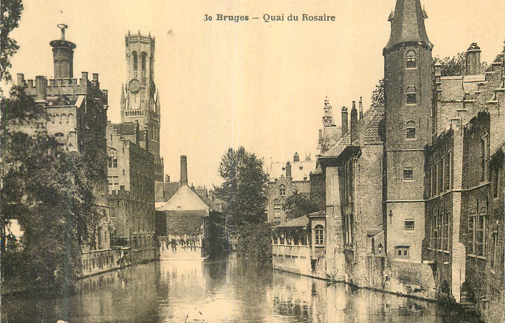 CPA Bruges Quai du Rosaire