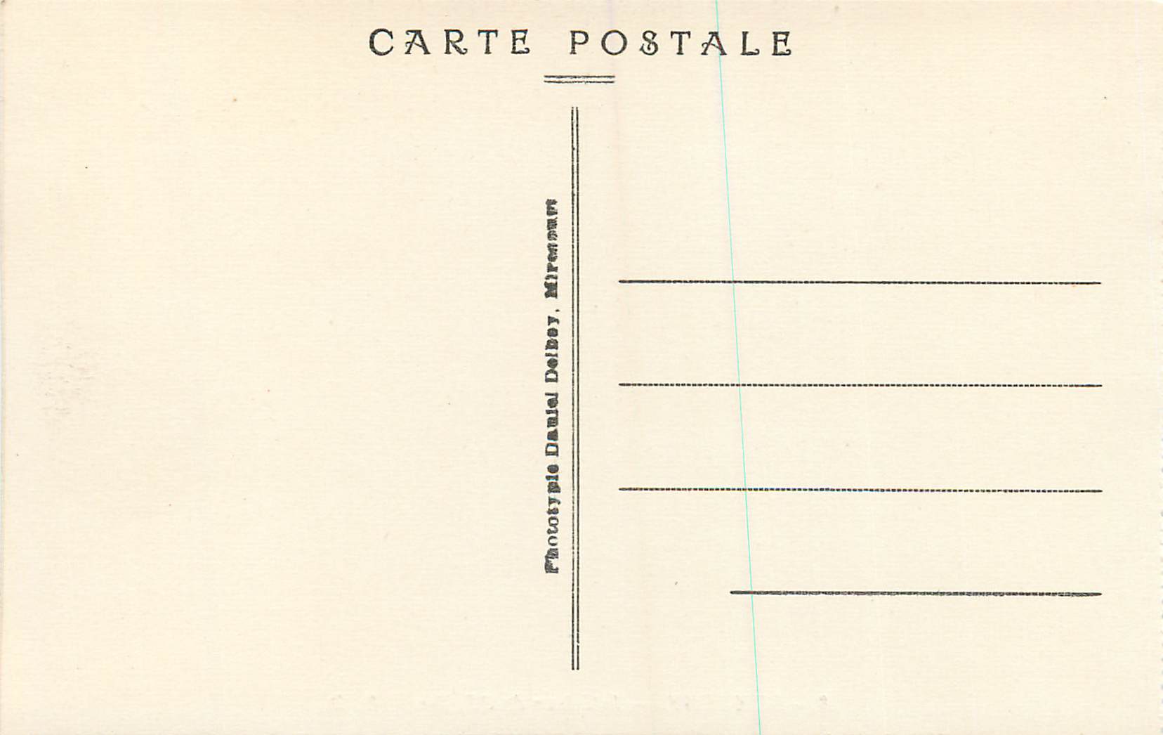 Domrémy — Intérieur de l'Église — D. D. — Verso