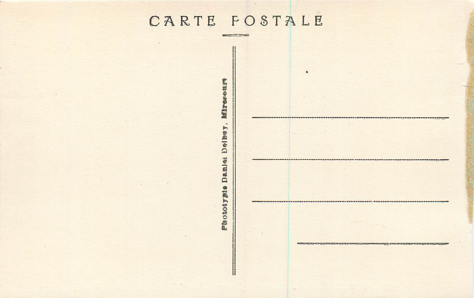CPA Domremy La Maison de Jeanne d'Arc et Groupe Mercie — Rückseite