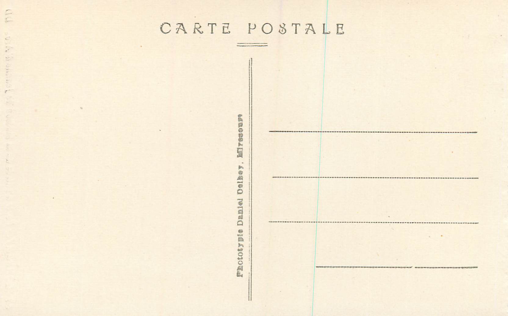 CPA Domremy Porte d'entree de la Maison de Jeanne d'Arc — Rückseite