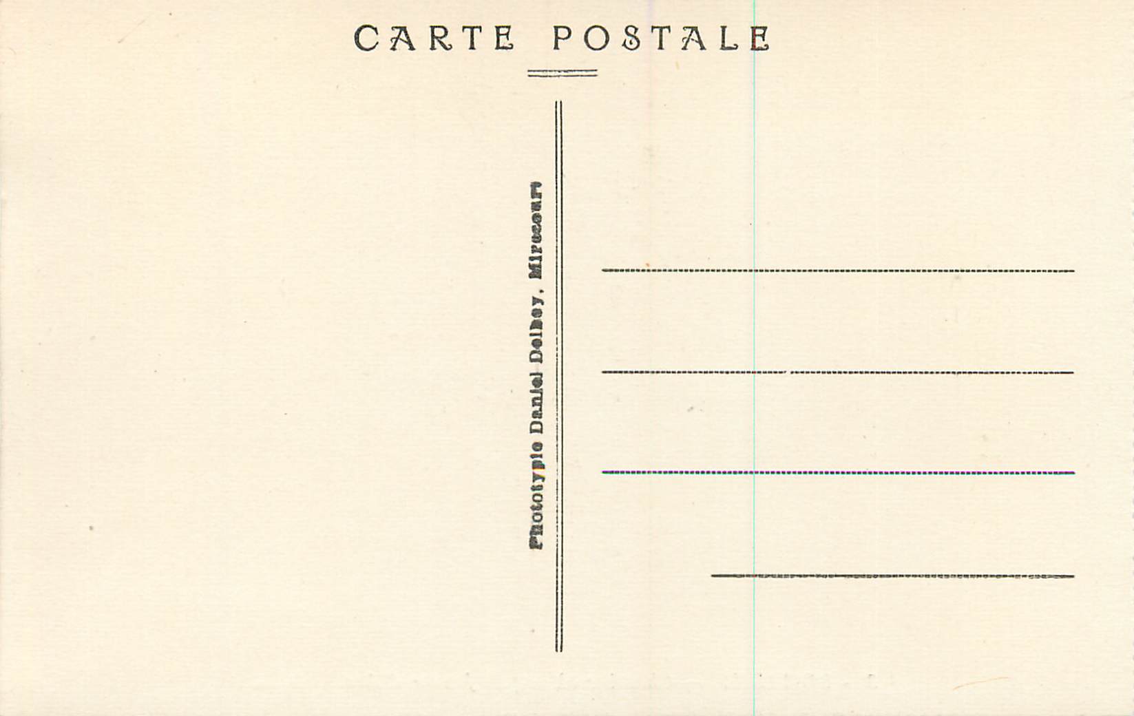 CPA Domremy Chambre ou naquit Jeanne d'Arc — Rückseite