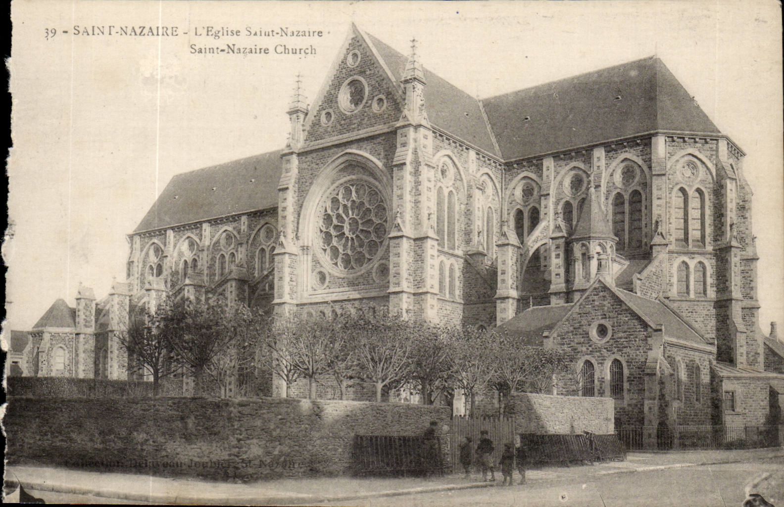 Saint Nazaire - L'eglise st Nazaire - church - CPA 