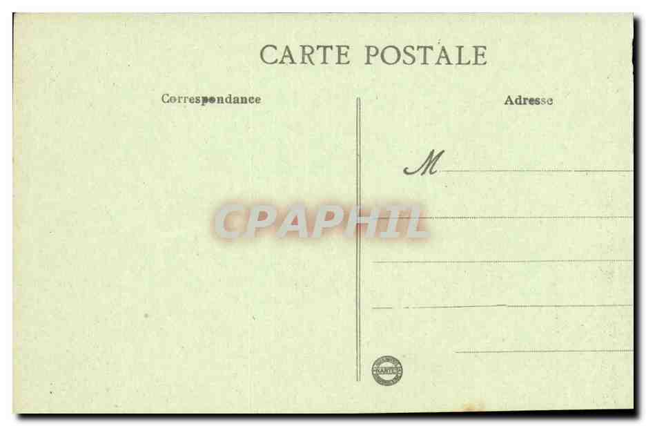 Saint Nazaire - Dolmen Trilishe comme monument historique - CPA  — Verso