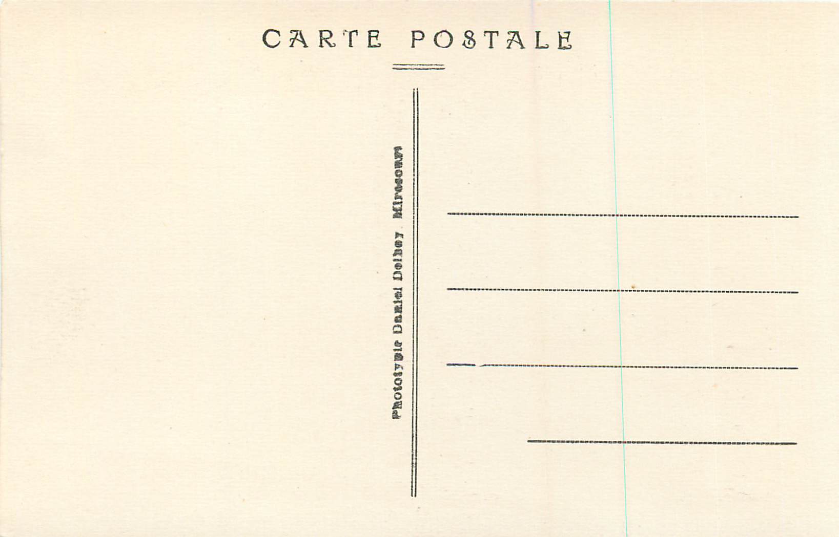 CPA Domremy Maison ou naquit Jeanne d Arc  — Verso