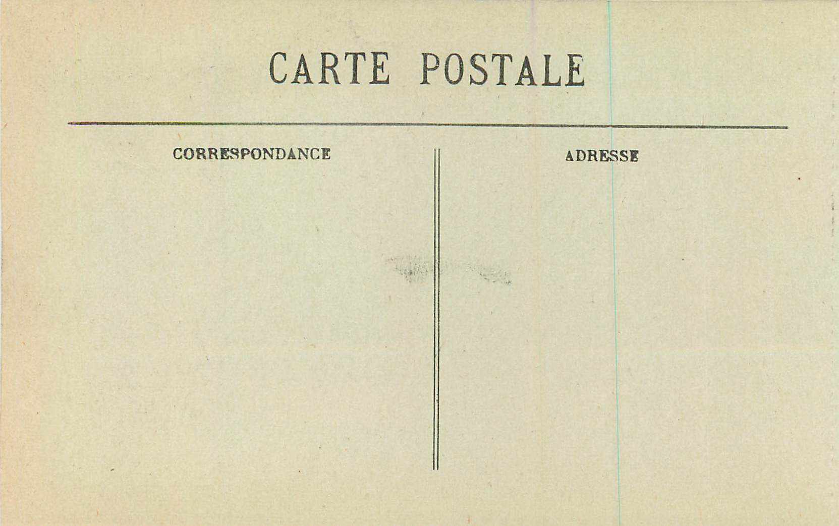 CPA Vichy Promenaire couverts et Rue Cunin Gridaine  — Rückseite