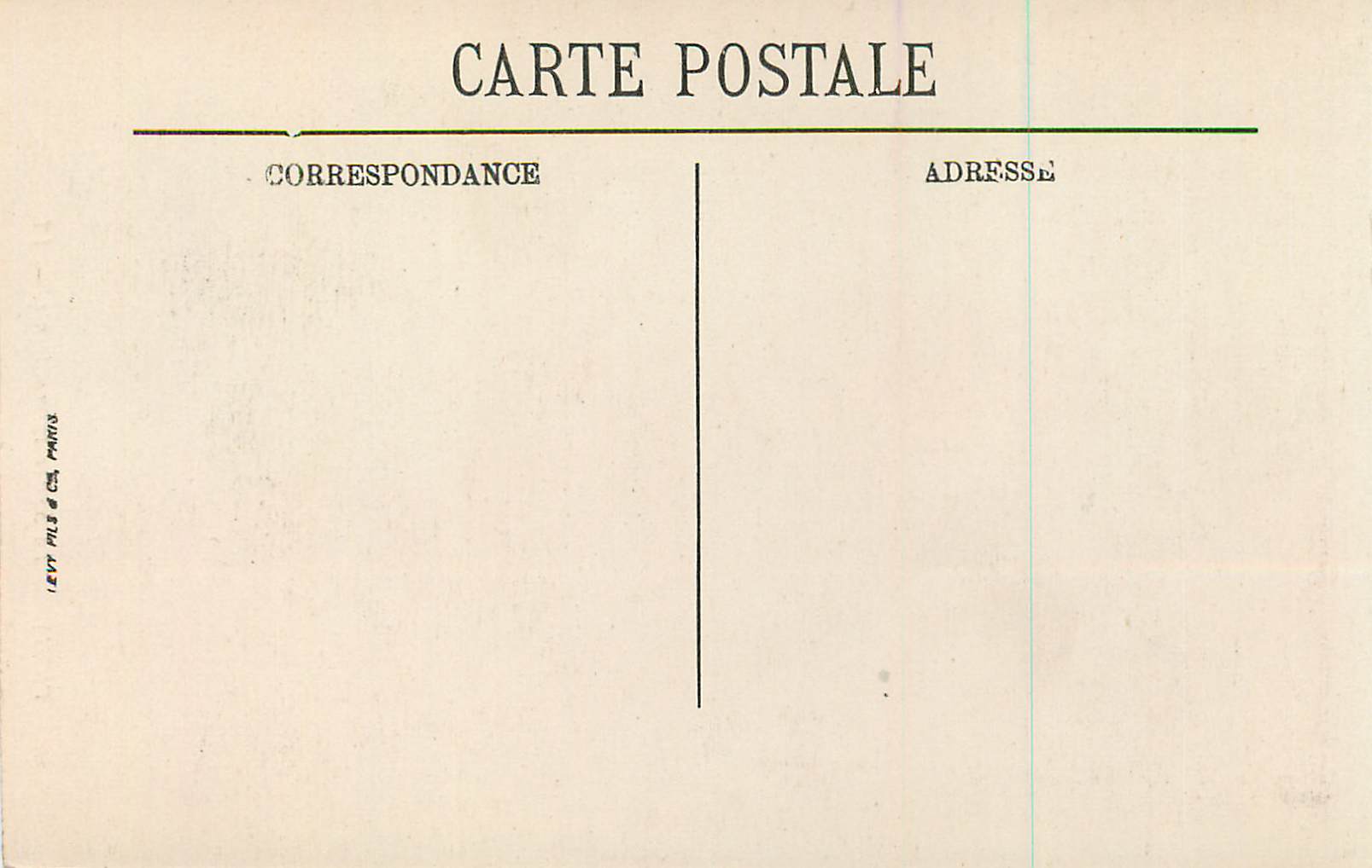 CPA Vichy La Source Intermittente  — Verso