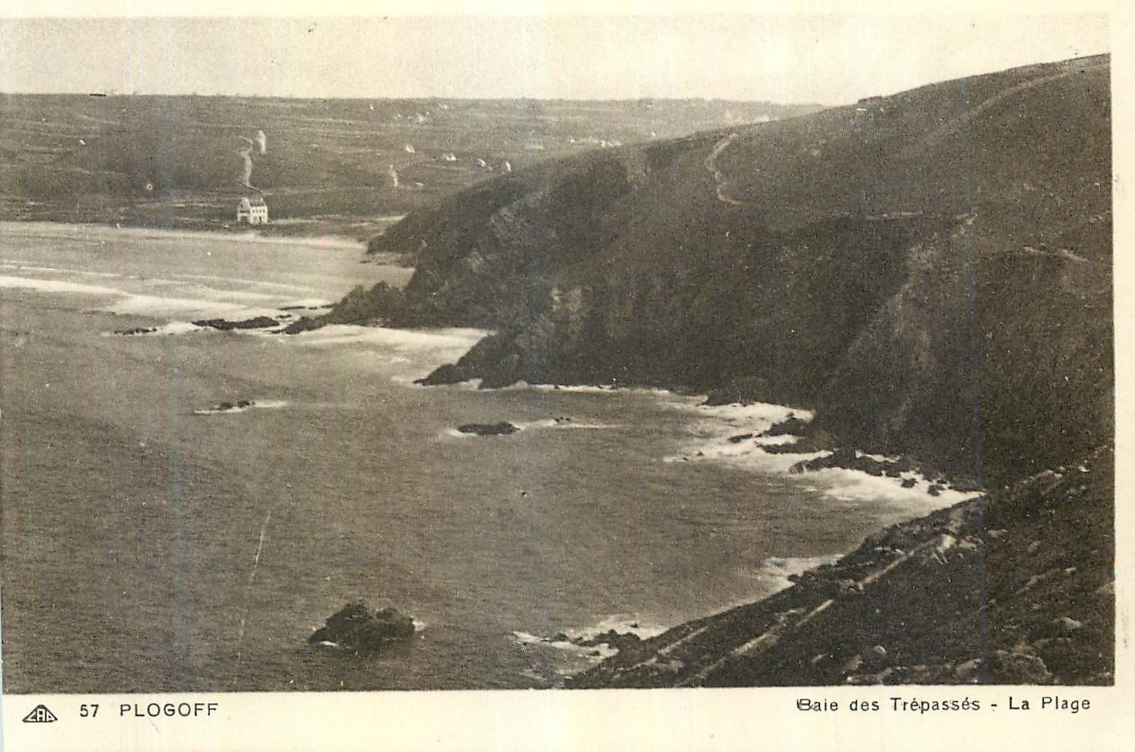 CPA Plogoff Baie des Trepasses La Plage 