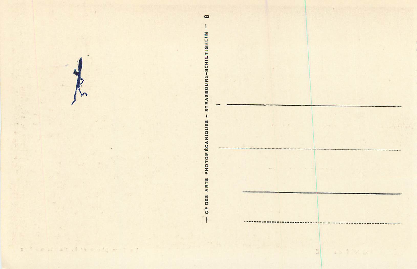 CPA Pointe du Raz Le Semaphore et la Pointe du Raz  — Verso