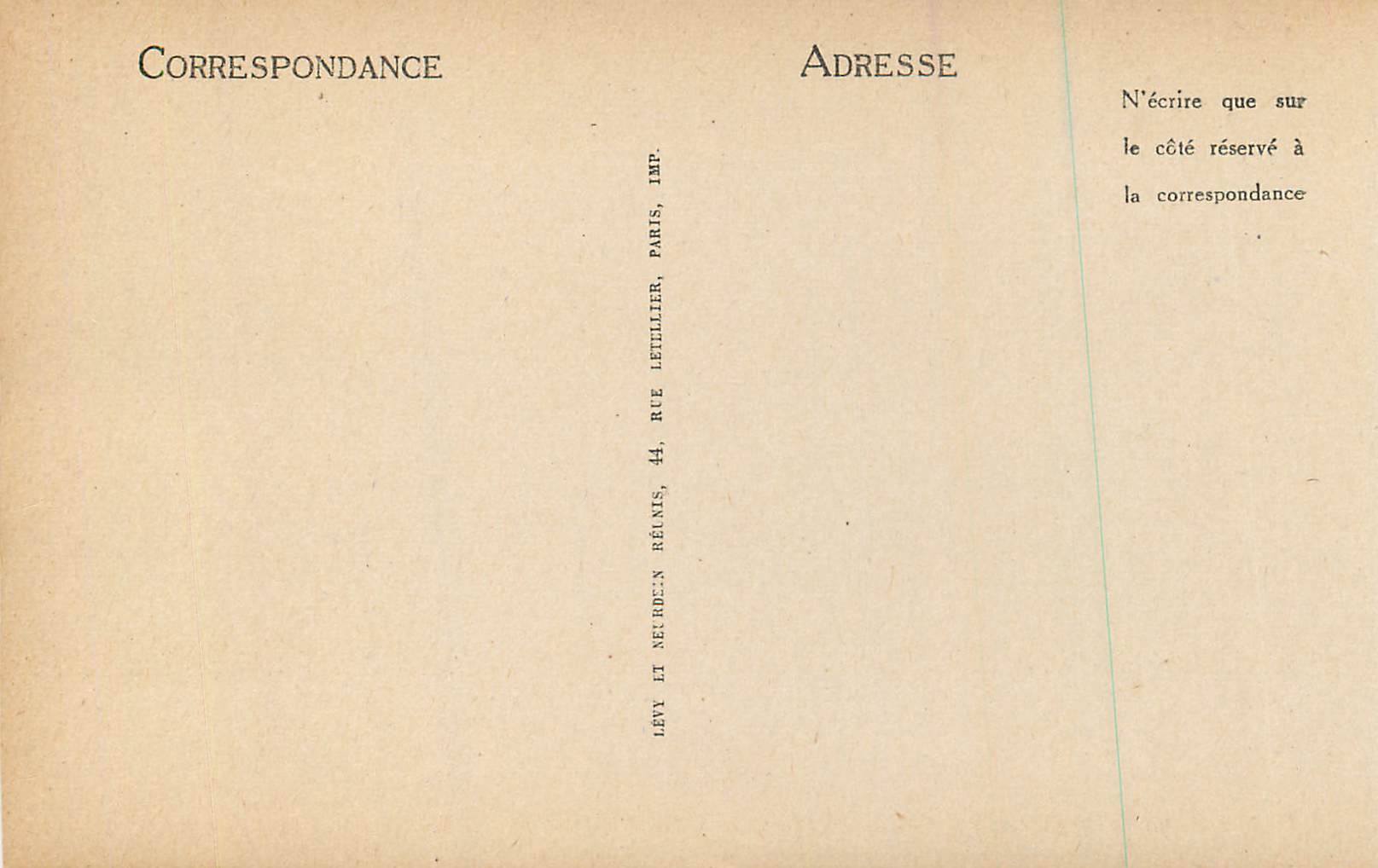 CPA Biarritz L Eglise Sainte Eugenie  — Verso
