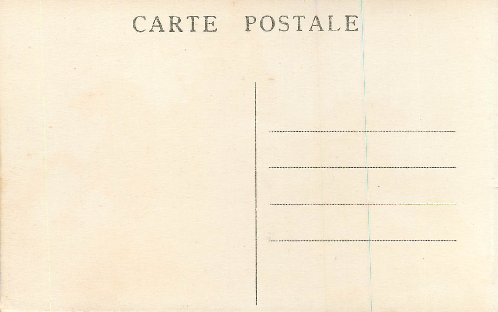 CPA Lyon Place des Jacobins et Rue Centrale  Tramway — Verso