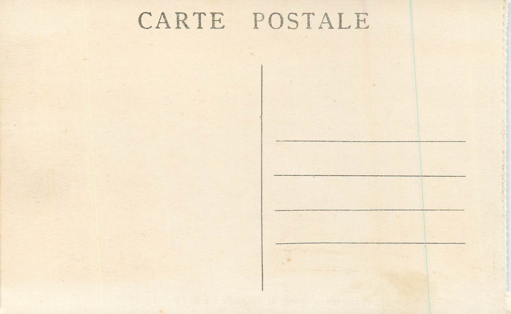 CPA Lyon Pont de la Guillotiere Hotel Dieu et Coteau de Fourviere  Tramway — Rückseite