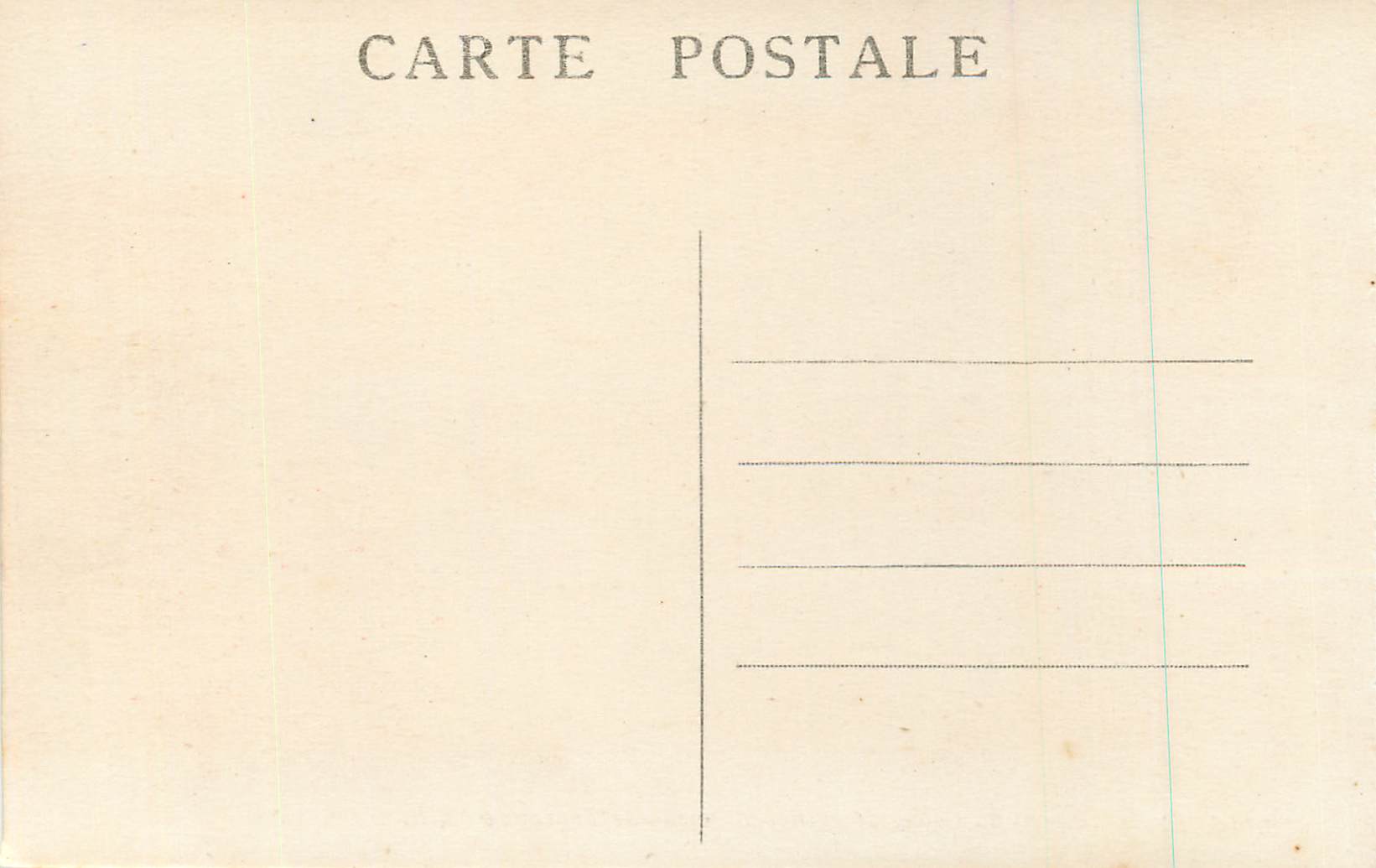 CPA Lyon Pont Lafayette et Coteau de Fourviere Tramway — Verso