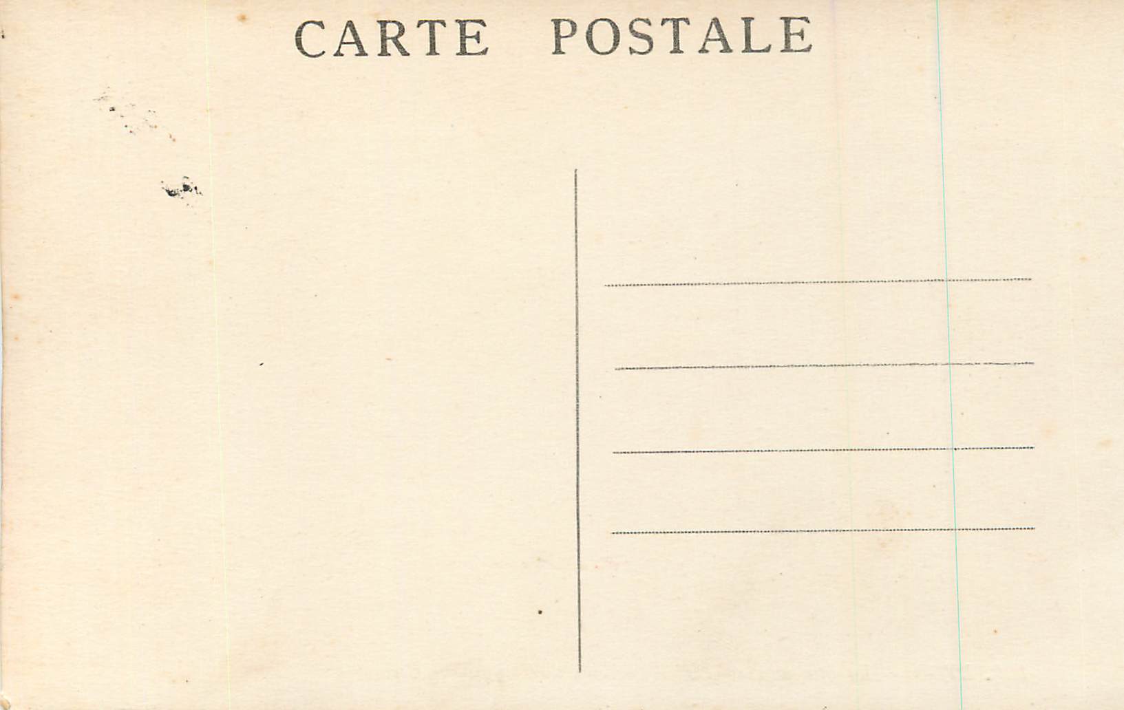 CPA Lyon La Prefecture  — Verso