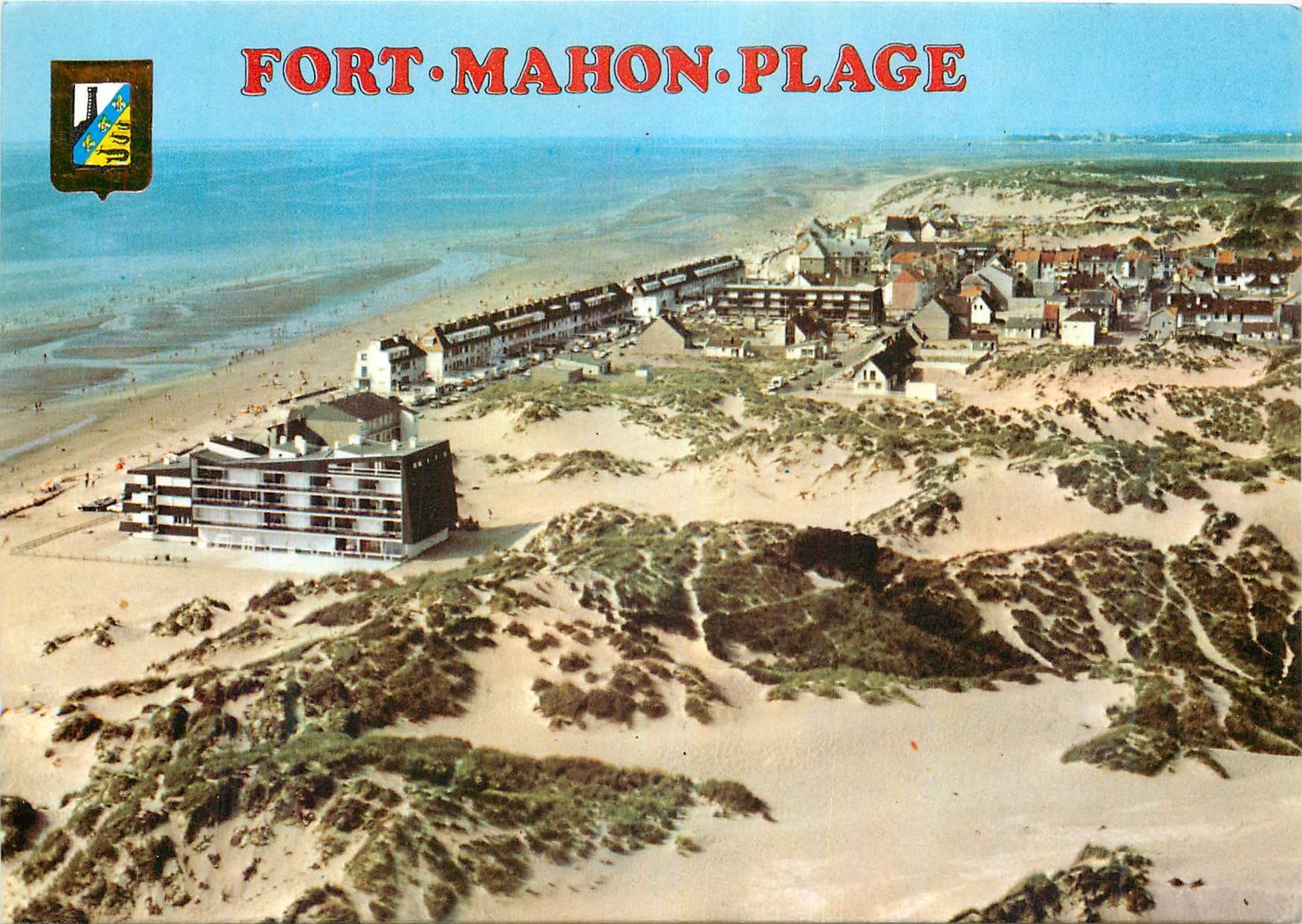 CPM Fort Mahon Plage Somme Cote d Opale France Vue generale avec les dunes et la plage 