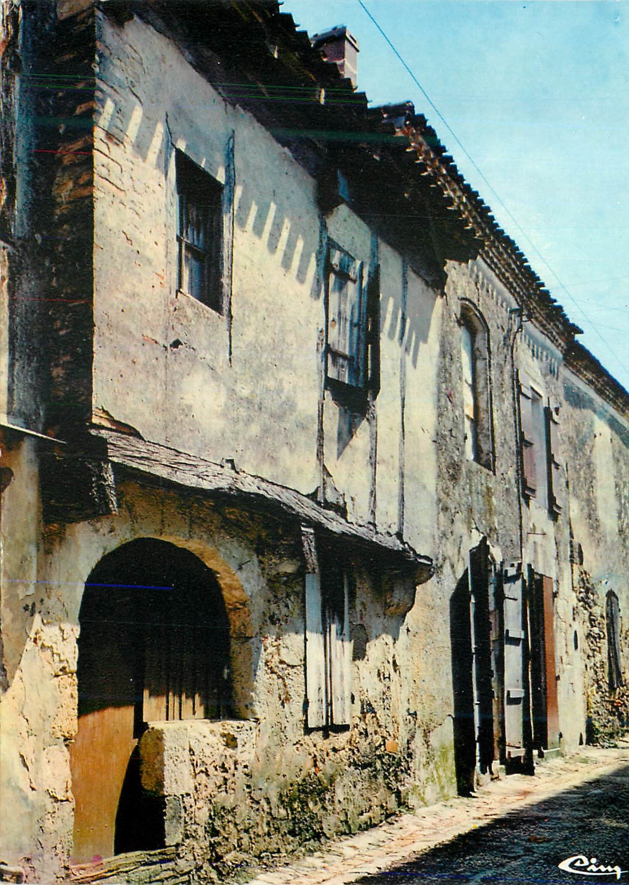 CPM Sos en Albert L et G La Boutique du Boulanger Moyen Age 