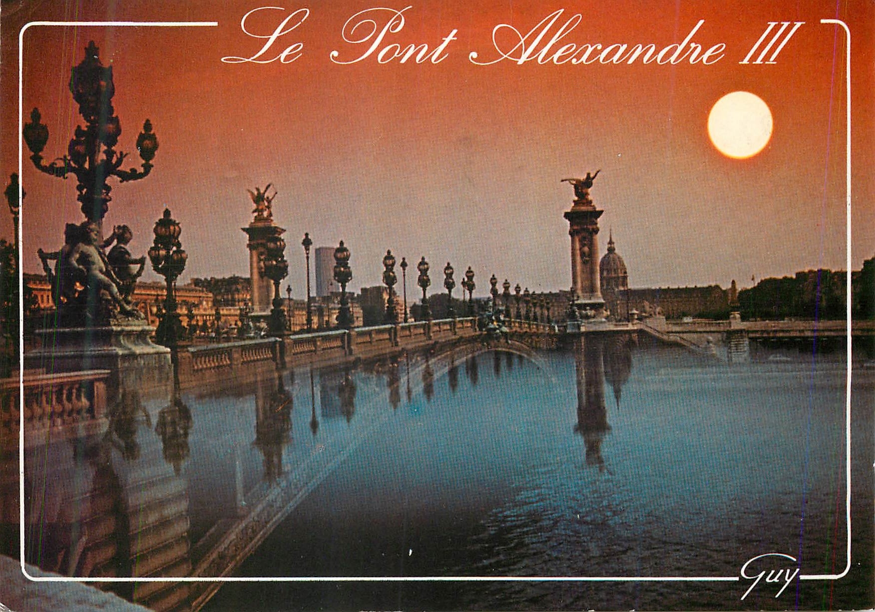 CPM Le Pont Alexandre III  Paris