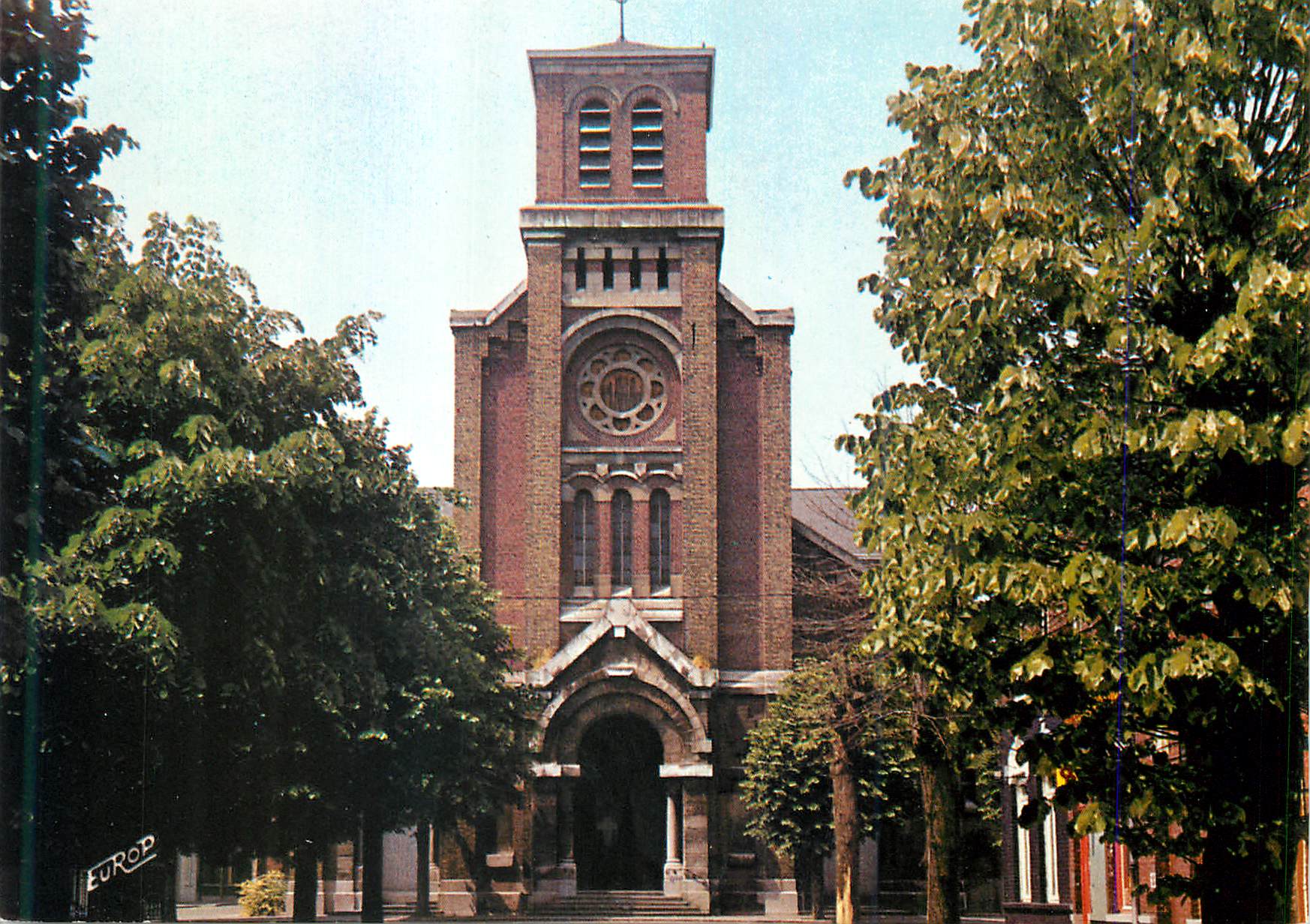 CPM Lys Lez Lannoy Eglise Saint Luc 