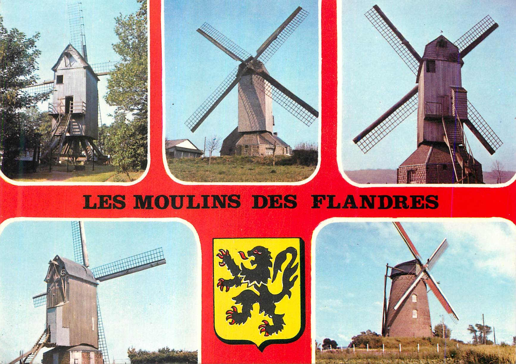 CPM Les Moulins des Flandres Cassel Boeschepe Godewaersvelde Steenvoorde