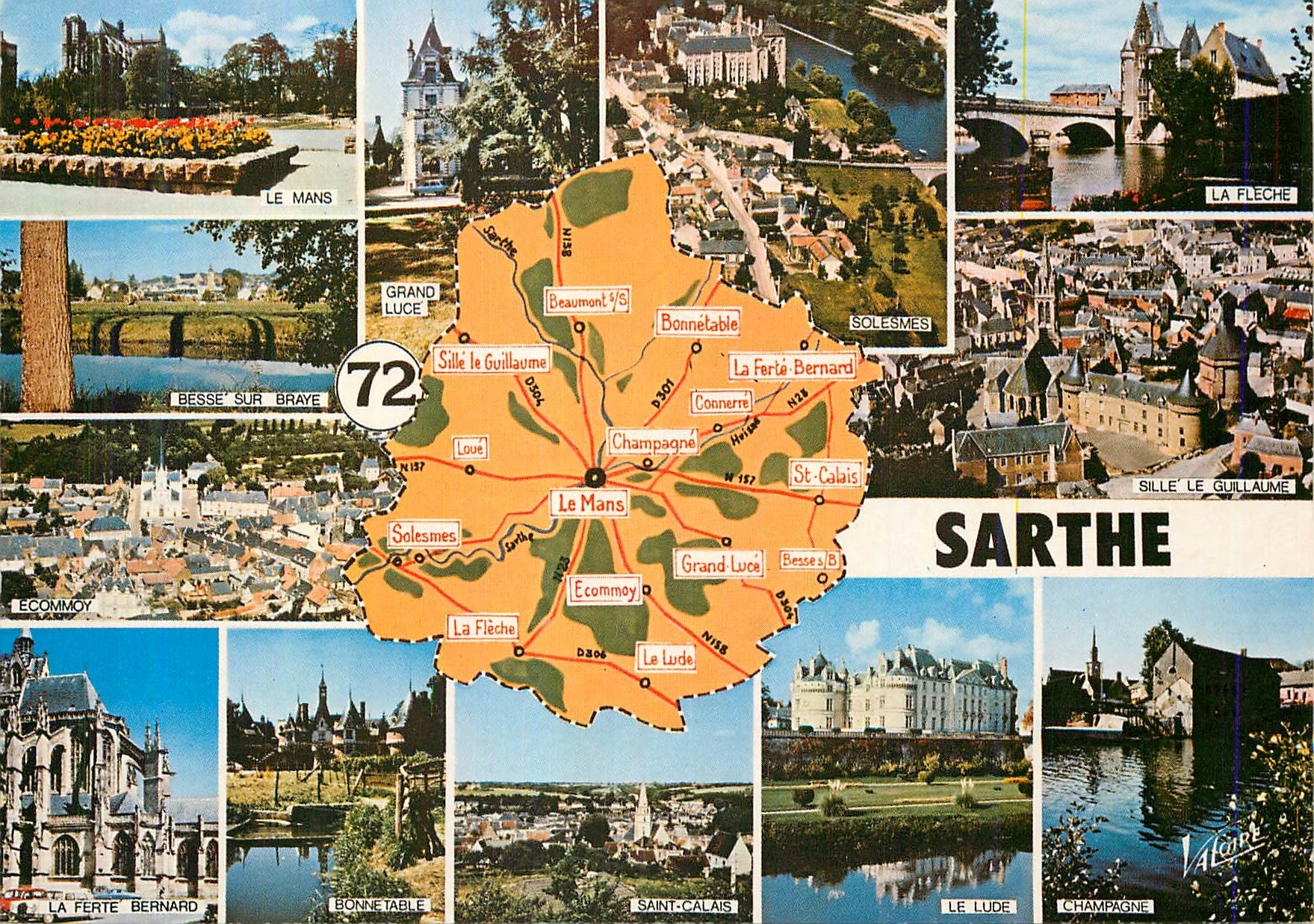 Sarthe — Département 72 — Éditions Valoire