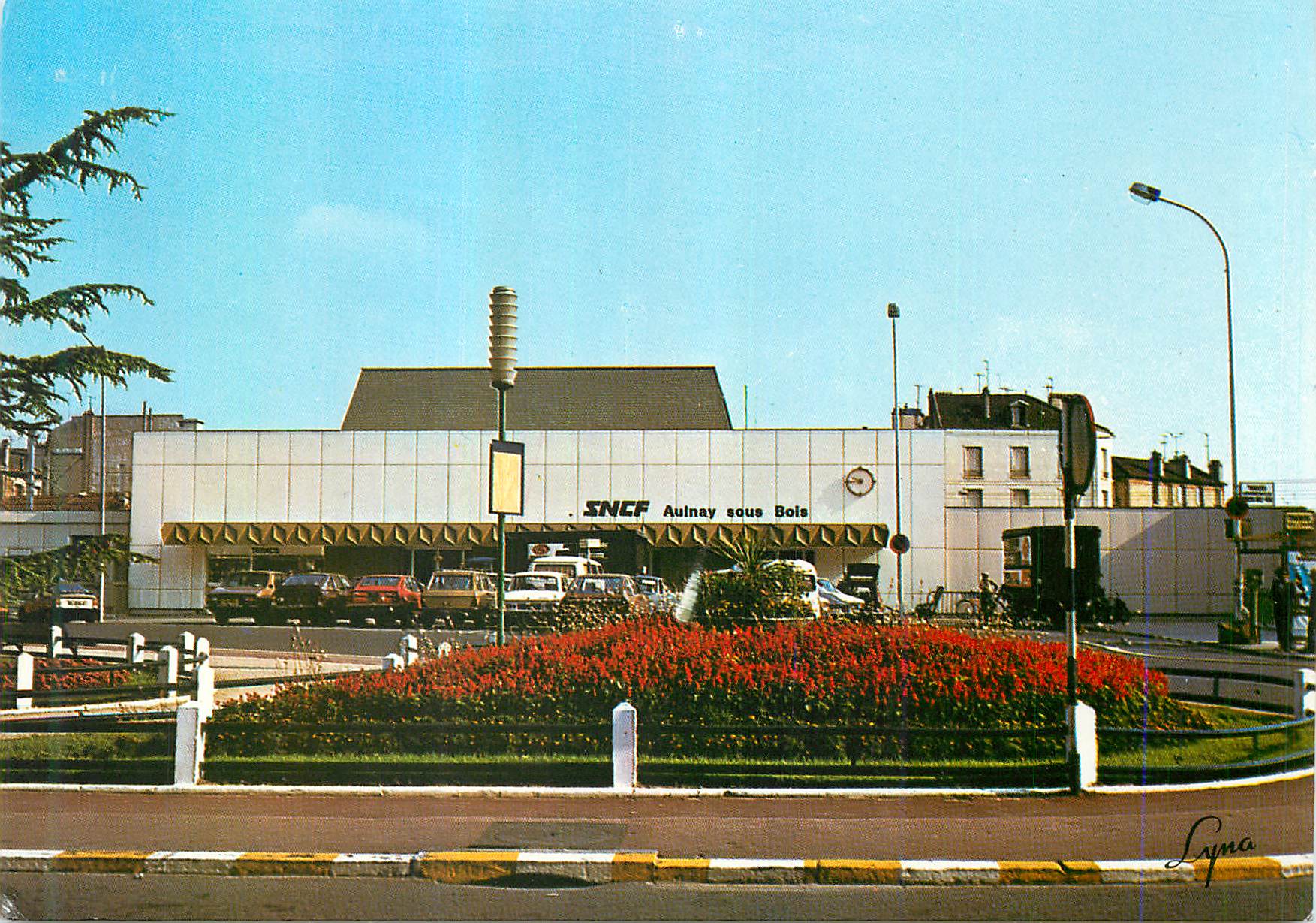 CPM Aulnay sous bois Seine St Denis La Gare SNCF