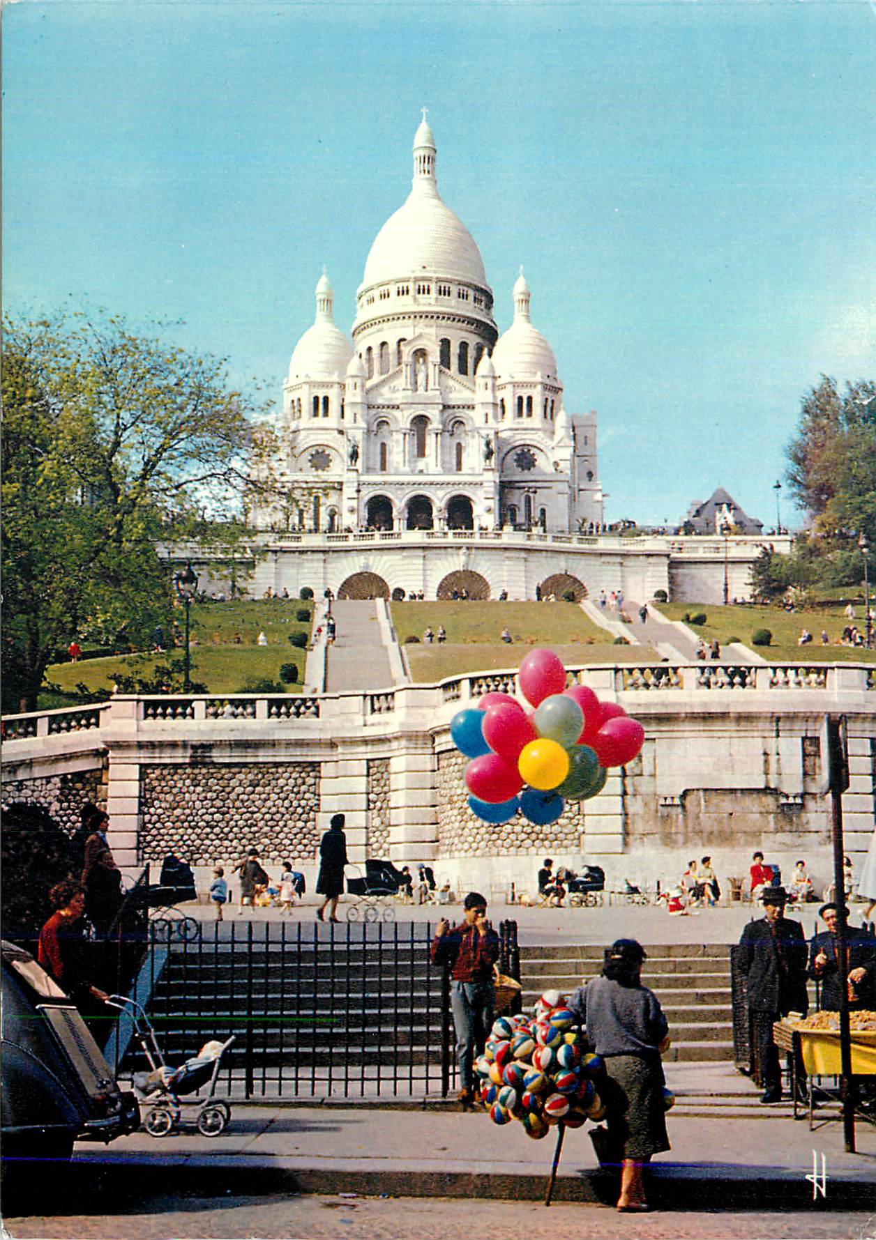 CPM Paris Basilique du Sacre Coeur 
