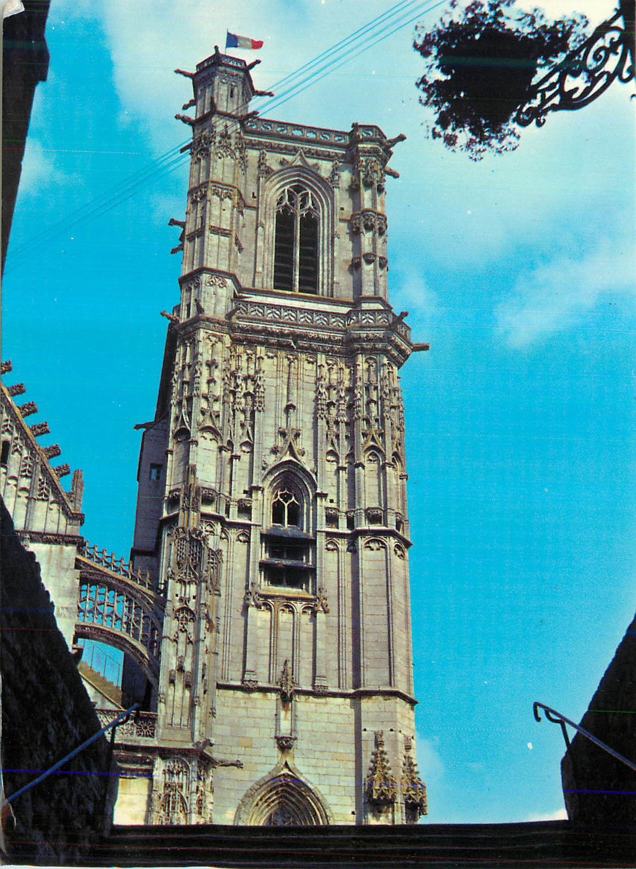 CPM Clamecy Nievre La Tour de la Collegiale Saint Martin 