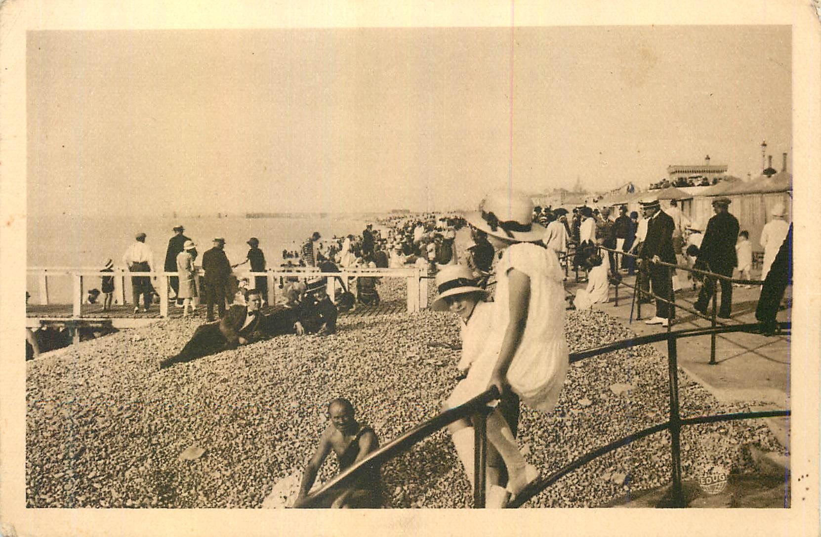 CPA Dieppe La Plage 