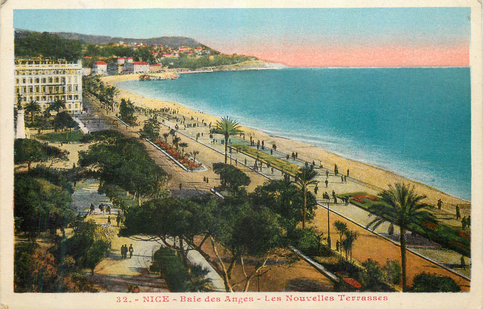 CPA Nice Baie des Anges Les Nouvelles Terrasses 