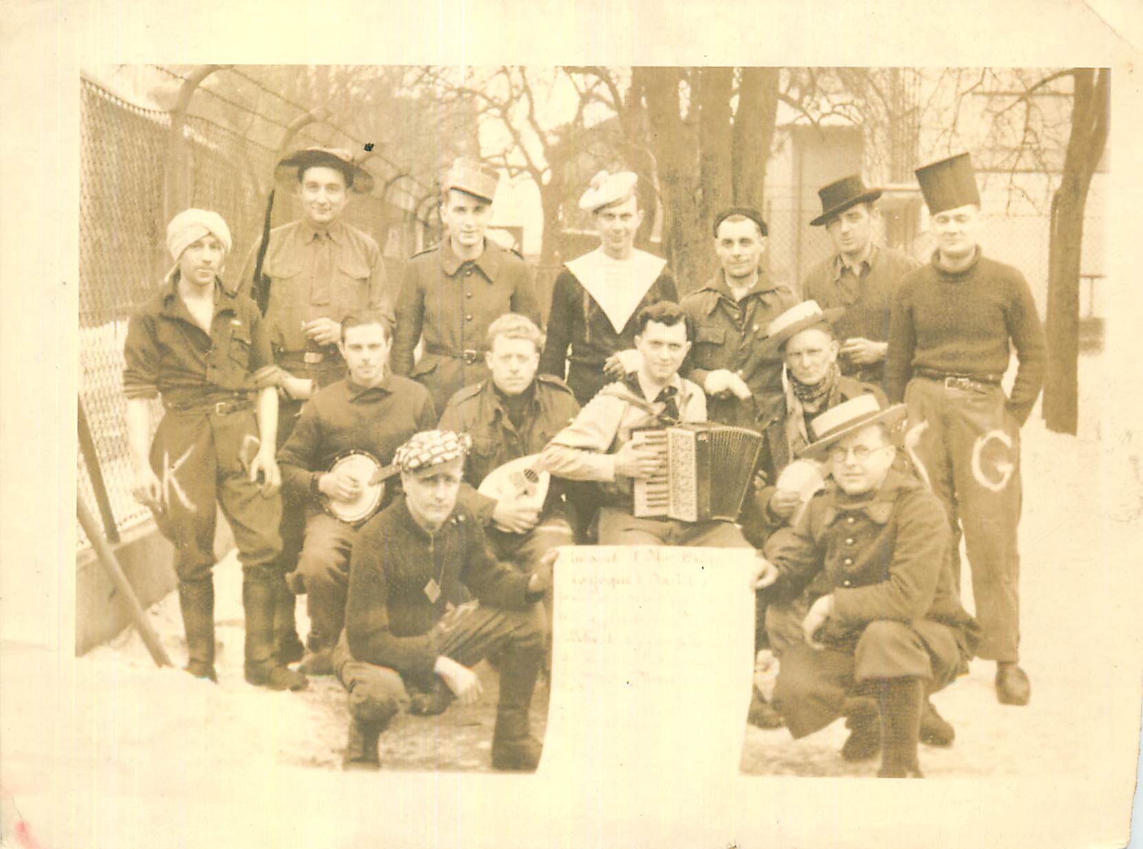 Gruppe militärischer Musiker — KKG Nr. 11 — Brüssel