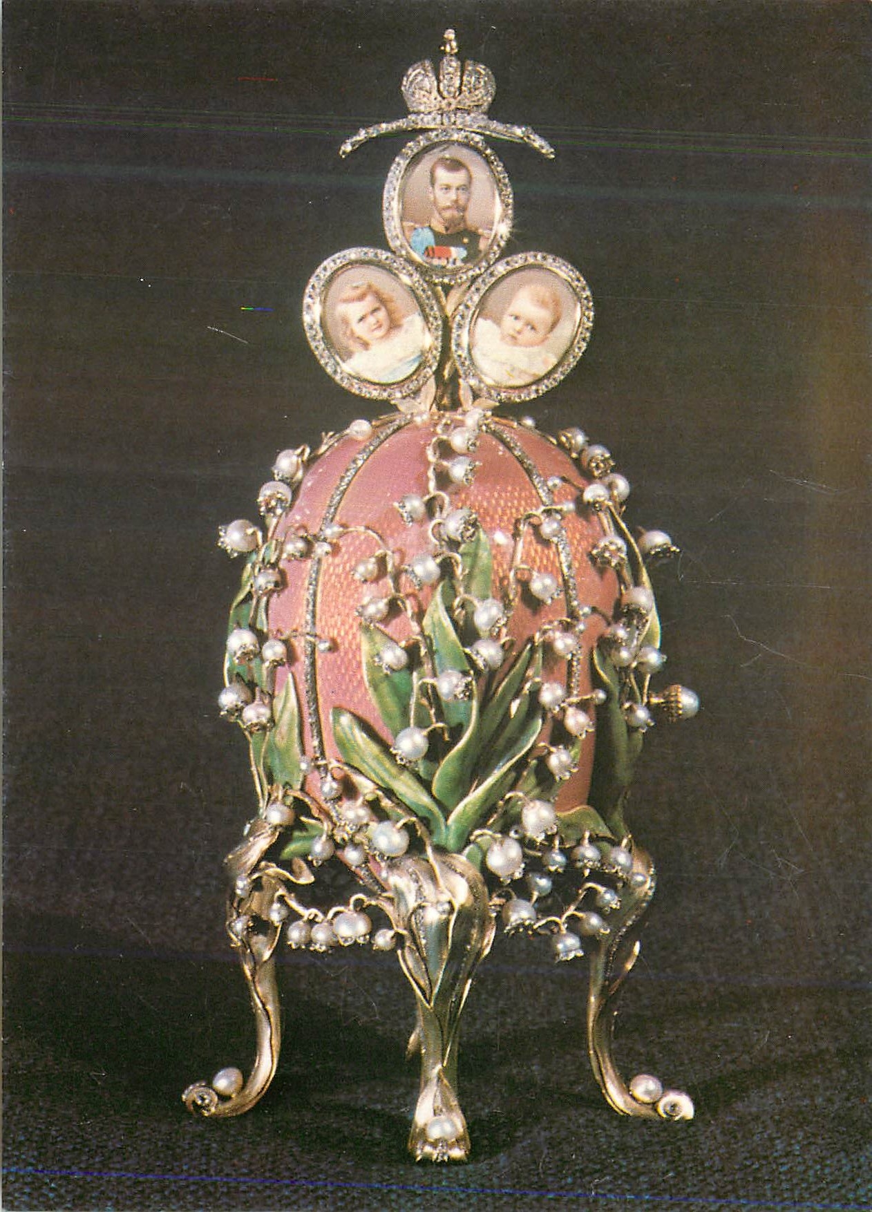 CPM Lilies of the Valley Egg Carl Faberge Victoria and Albert Museum 