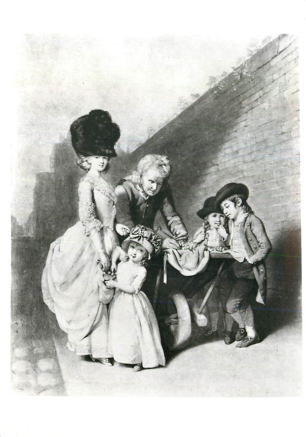 CPM John Raphael Smith The Walton Family The Fruit Barrow Victoria and Albert Museum 