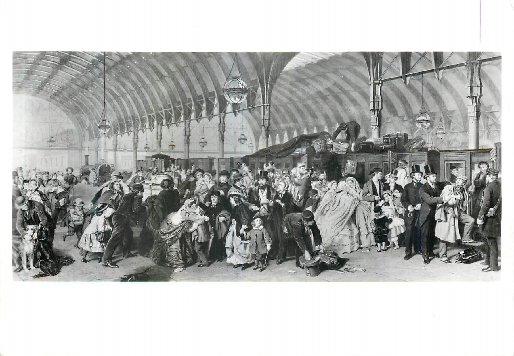 CPM Francis Holl The Railway Station Victoria and Albert Museum 