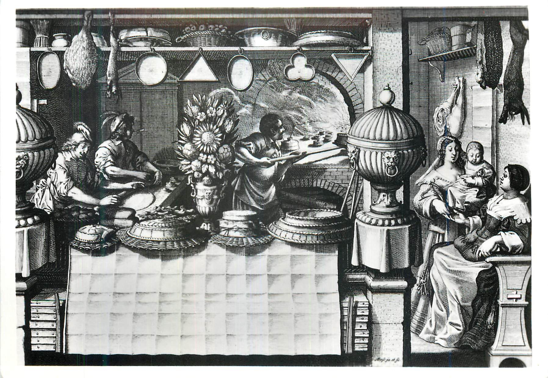 CPM Abraham Bose Le Patissier Victoria and Albert Museum Le patissier Les metiers
