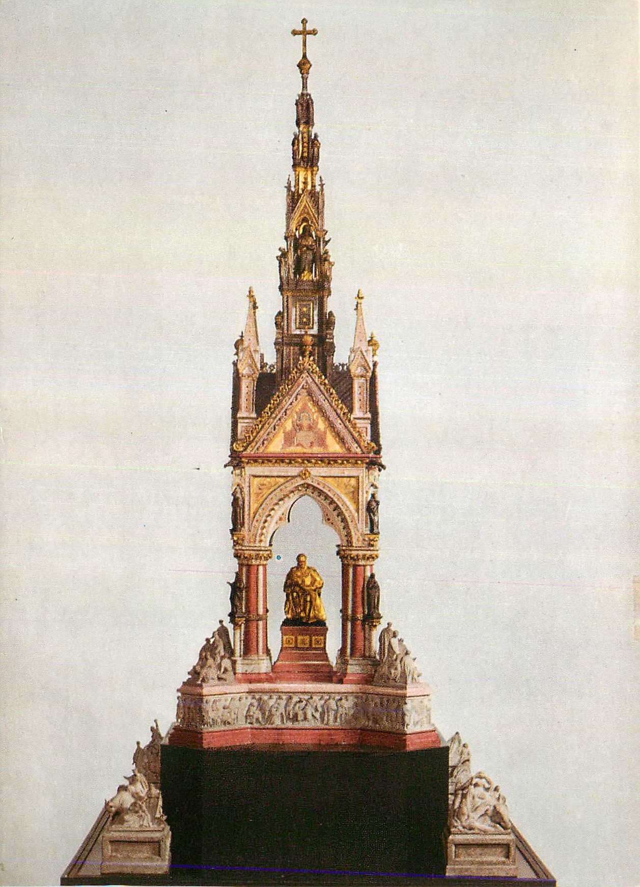 CPM The Albert Memorial Model Plaster Preliminary model for the national memorial in Kensington Victoria and Albert Muse