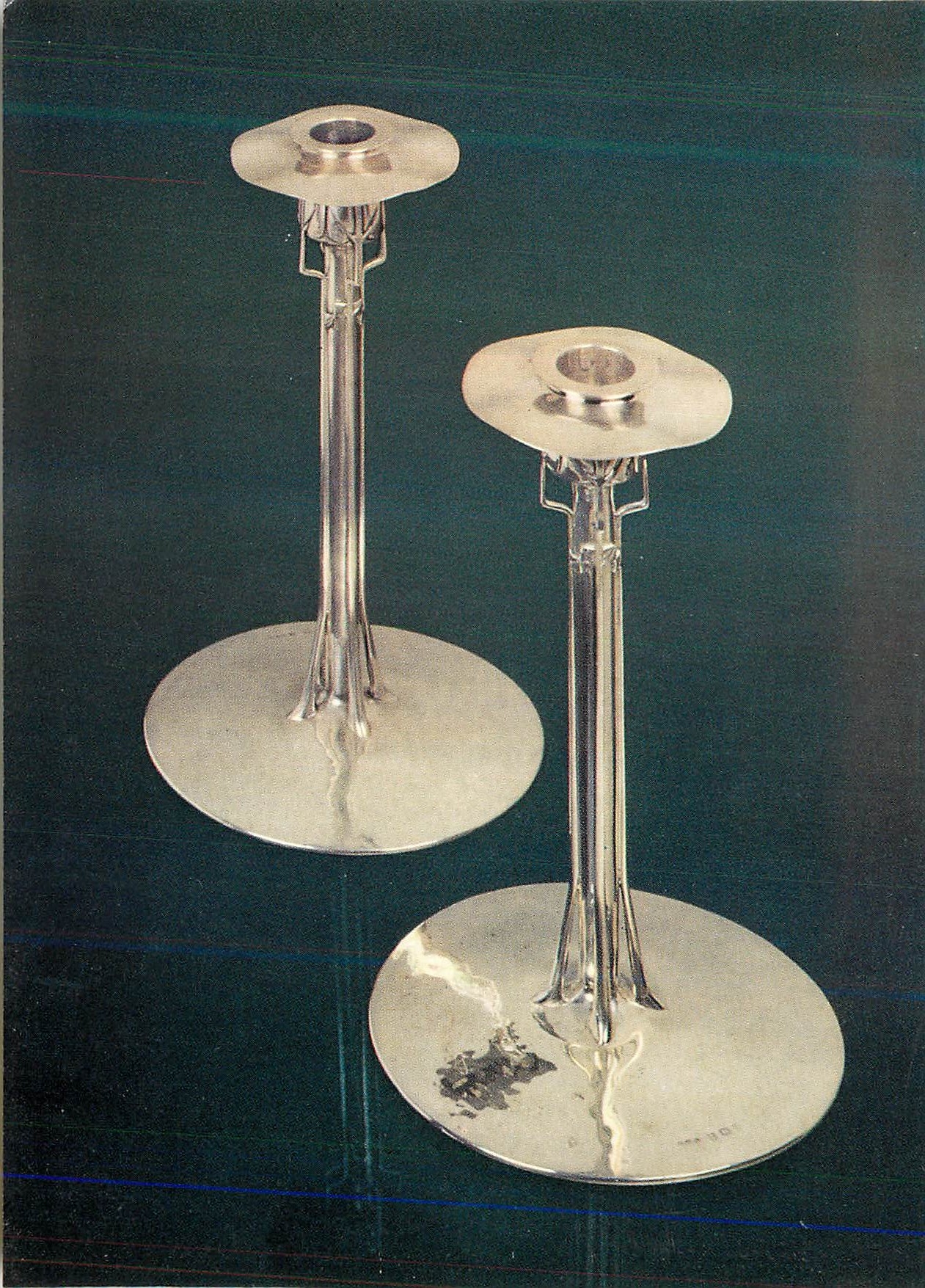 CPM Pair of candlesticks silver Victoria and Albert Museum Liberty & Co