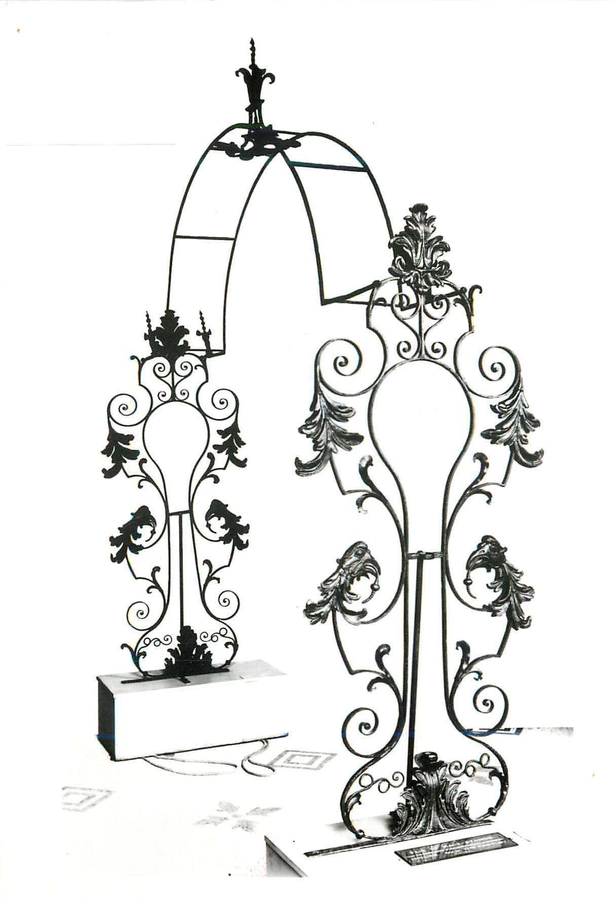 CPM Mace Stand Wrought Iron From the Paris Church of Newcastle under Lyme Victoria and Albert Museum 