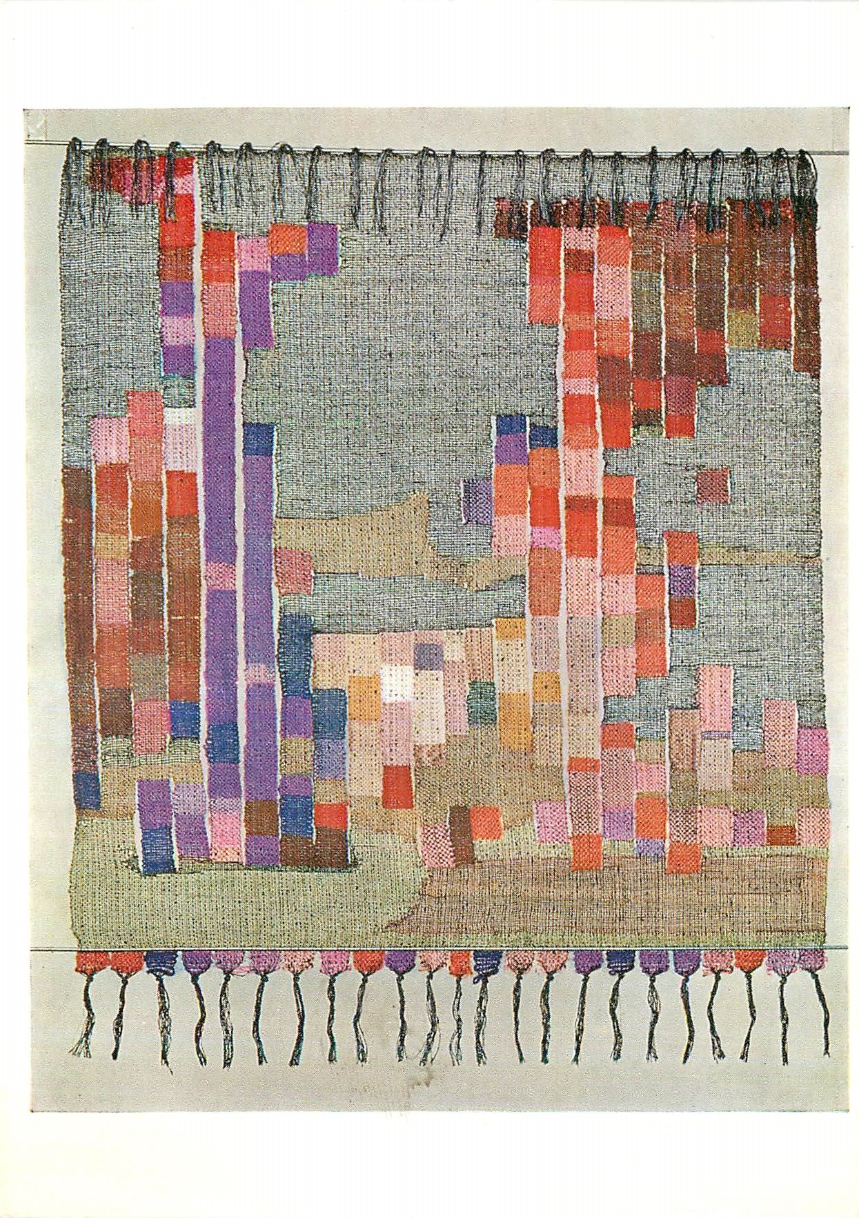 CPM Wall hanging by Mary Busirk Tapestry woven Victoria and Albert Museum 