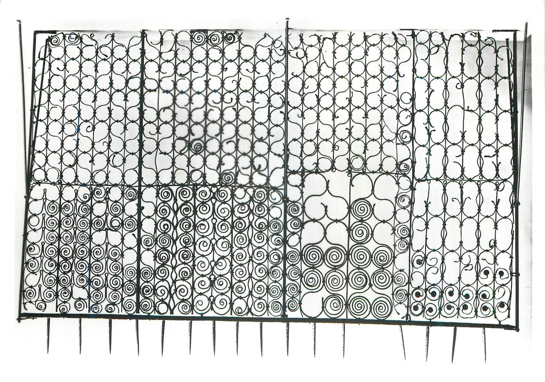 CPM Grille Wrought Iron From Chichester Cathedral Victoria and Albert Museum 