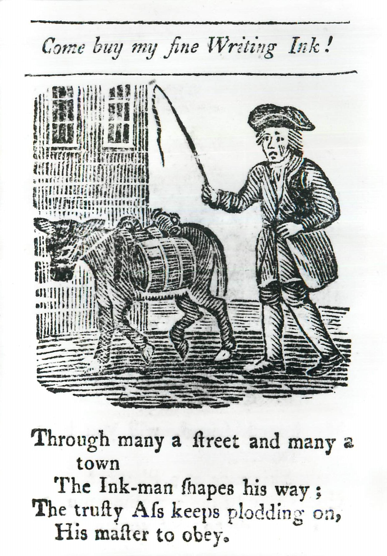 CPM A page from the moving market or the cries of London Victoria and Albert Museum Ane Donkey