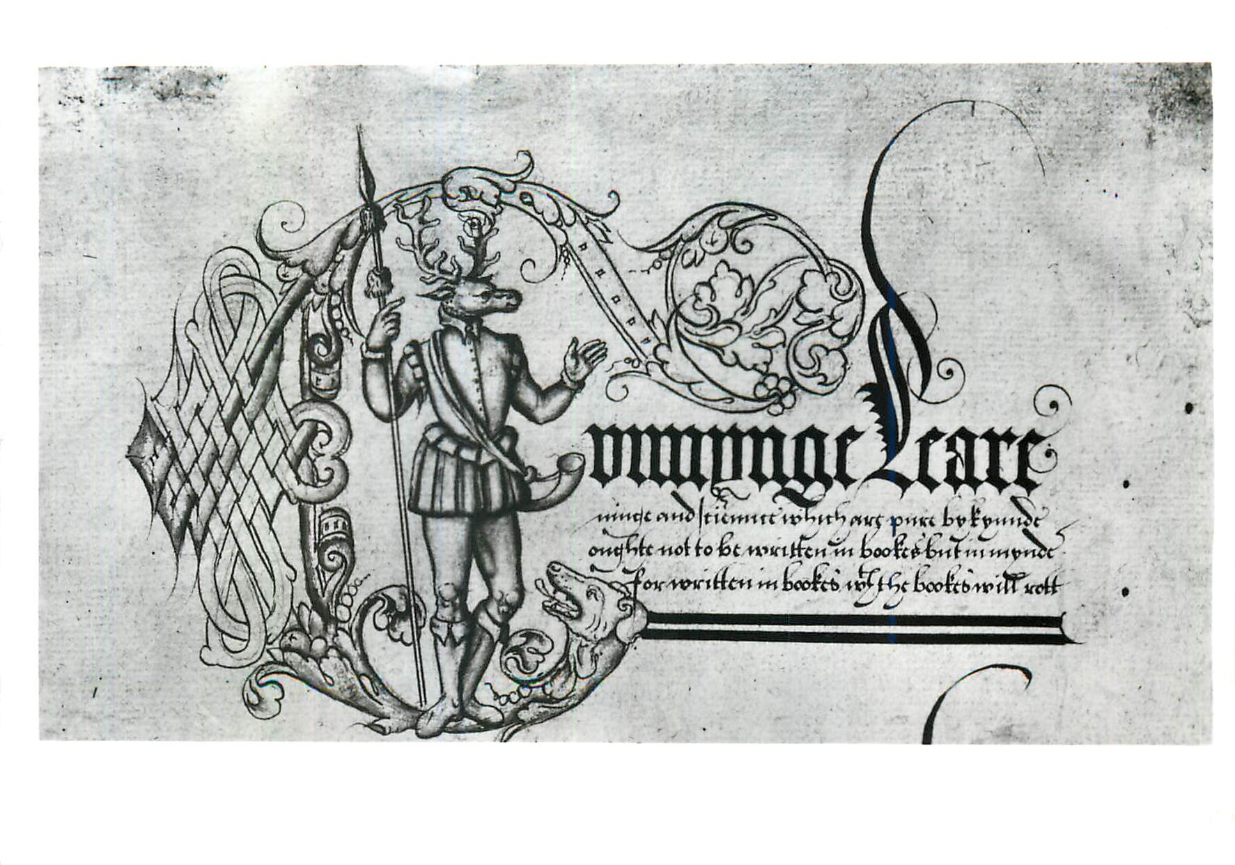 CPM Part of a Writing masters copy sheet Victoria and Albert Museum 