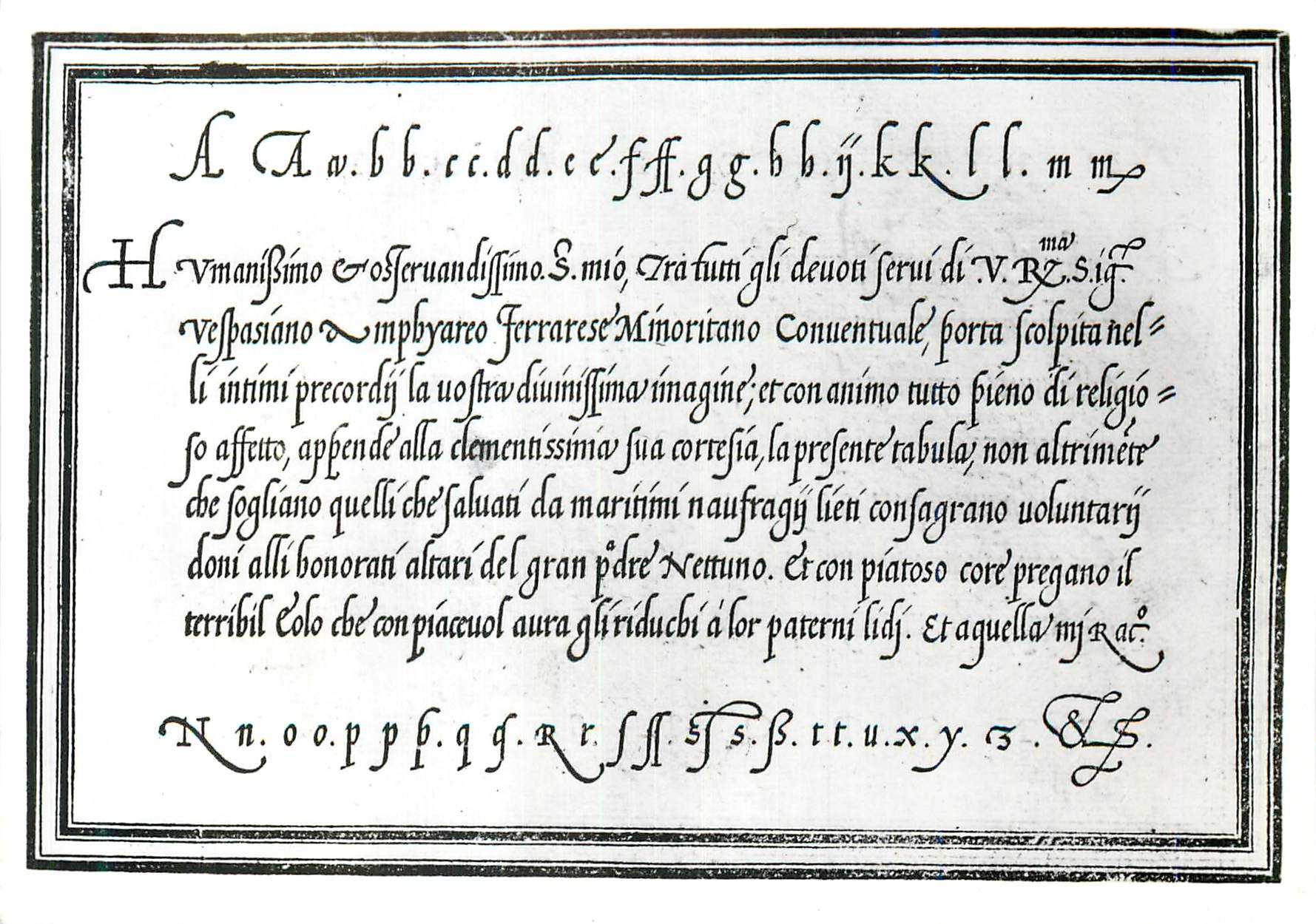 CPM A page from a copy book Victoria and Albert Museum Venice Venise