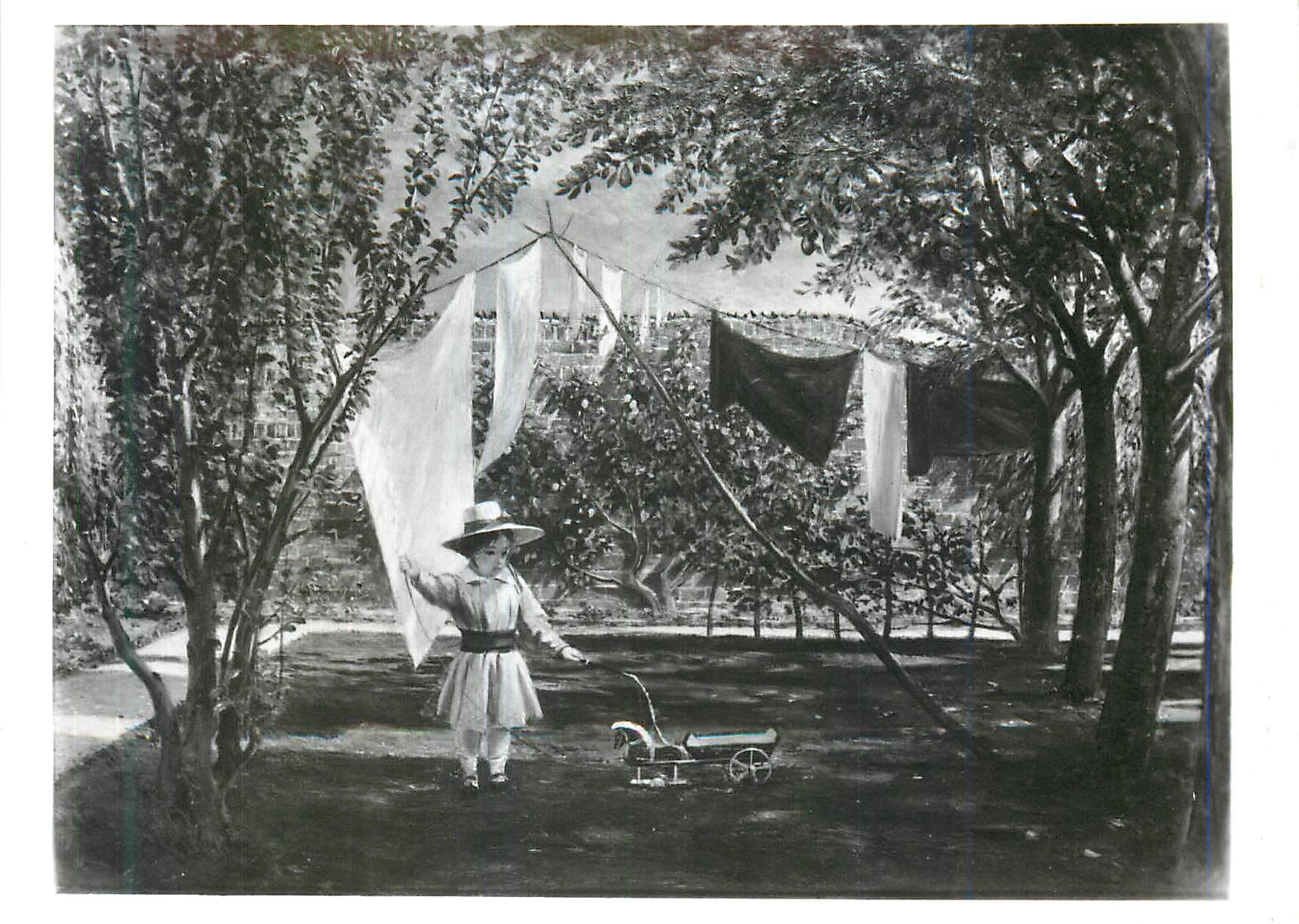 CPM A garden scene Portrait for the artists youngest son Victoria and Albert Museum Sheespshanks Gift St Ursula
