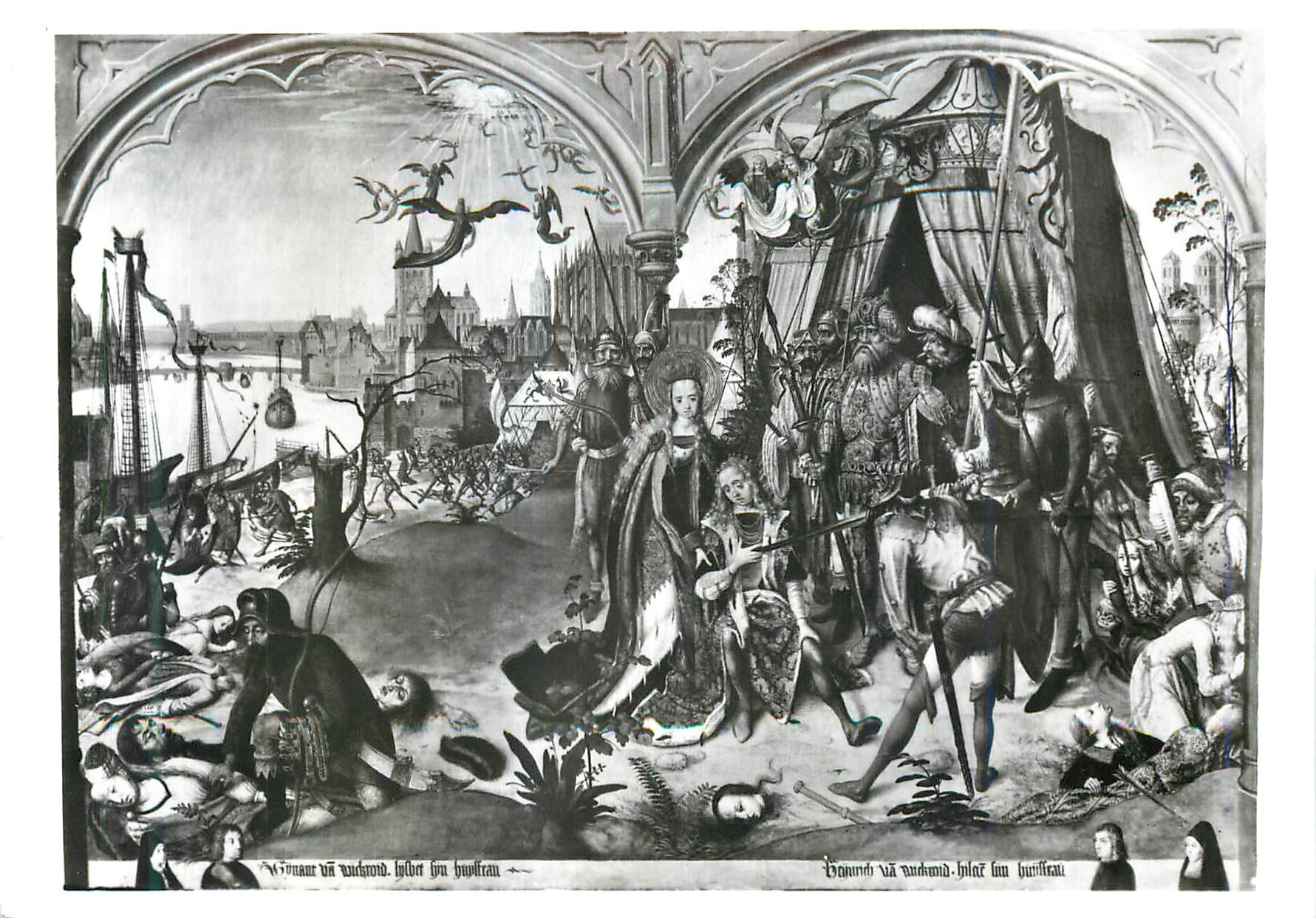 CPM The Martyrdom of St Ursula and The Eleven Thousand Virgins Victoria and Albert Museum St 