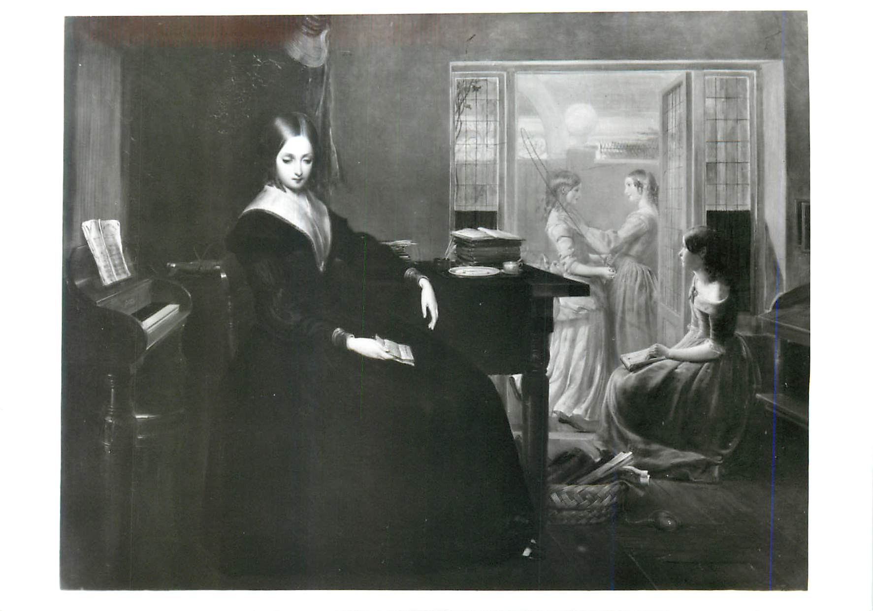 CPM The governess Oil in canvas Victoria and Albert Museum 