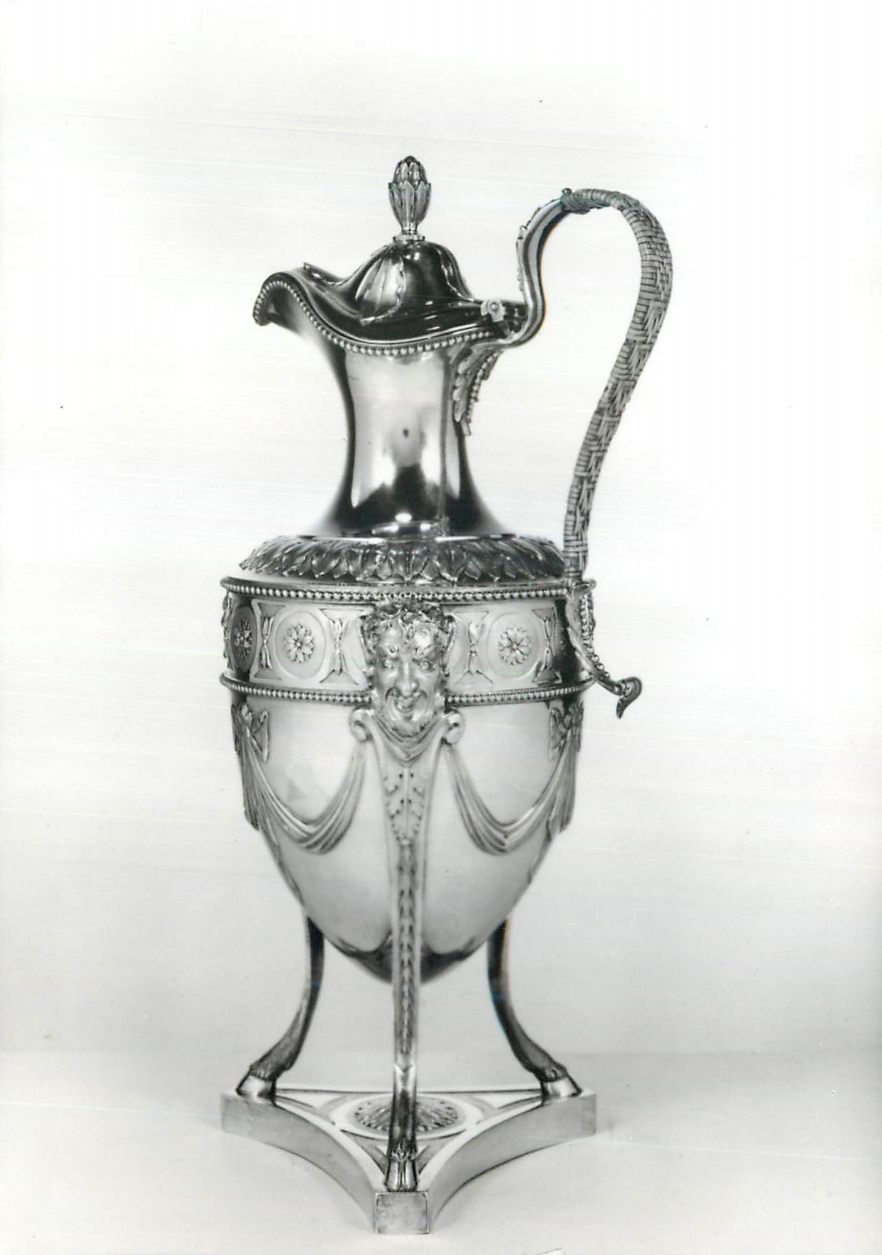CPM Chocolate pot Silver Makers mark of Henryy Greenway Victoria and Albert Museum 