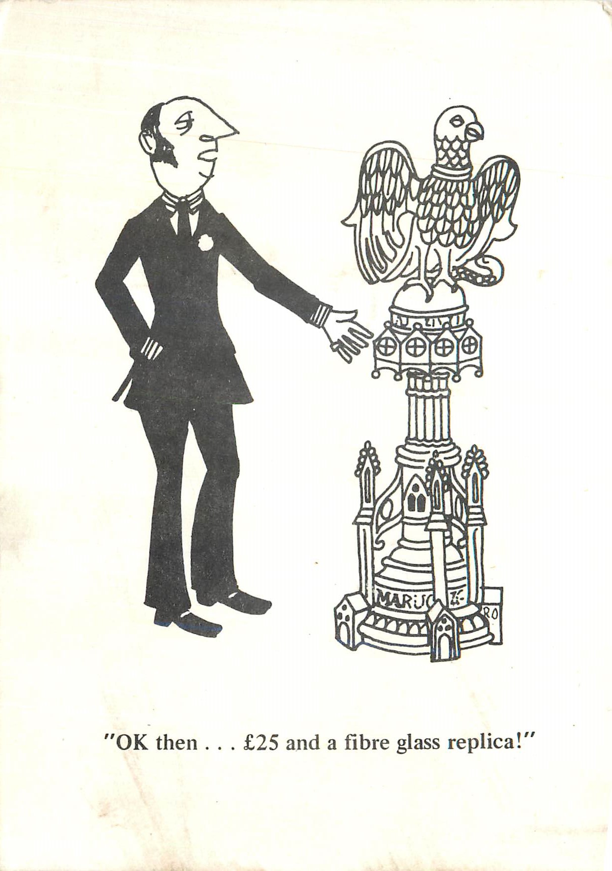 CPM One of a series of drawings by Robin Ollington Victoria and Albert Museum 