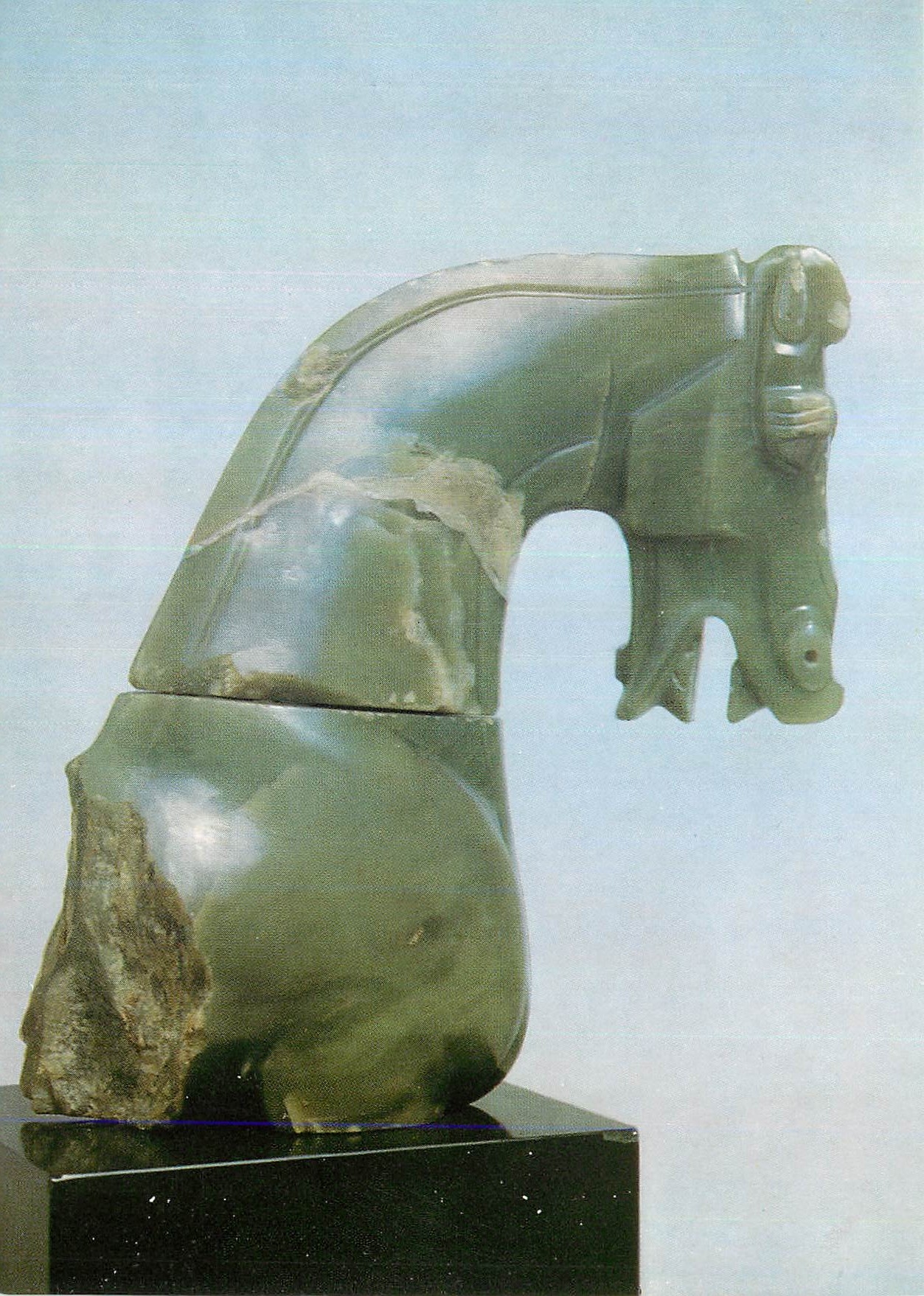 CPM Head of a horse Jade Chinese Six Dynasties Victoria and Albert Museum Chine China