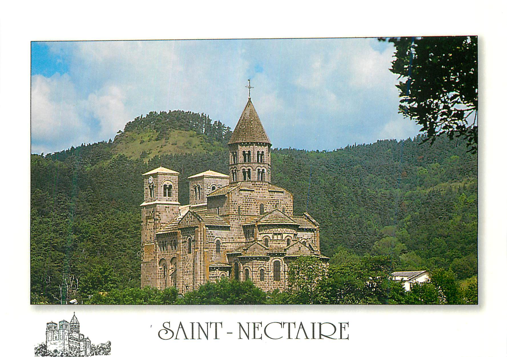 CPM Saint Nectaire Puy de Dome L Eglise 