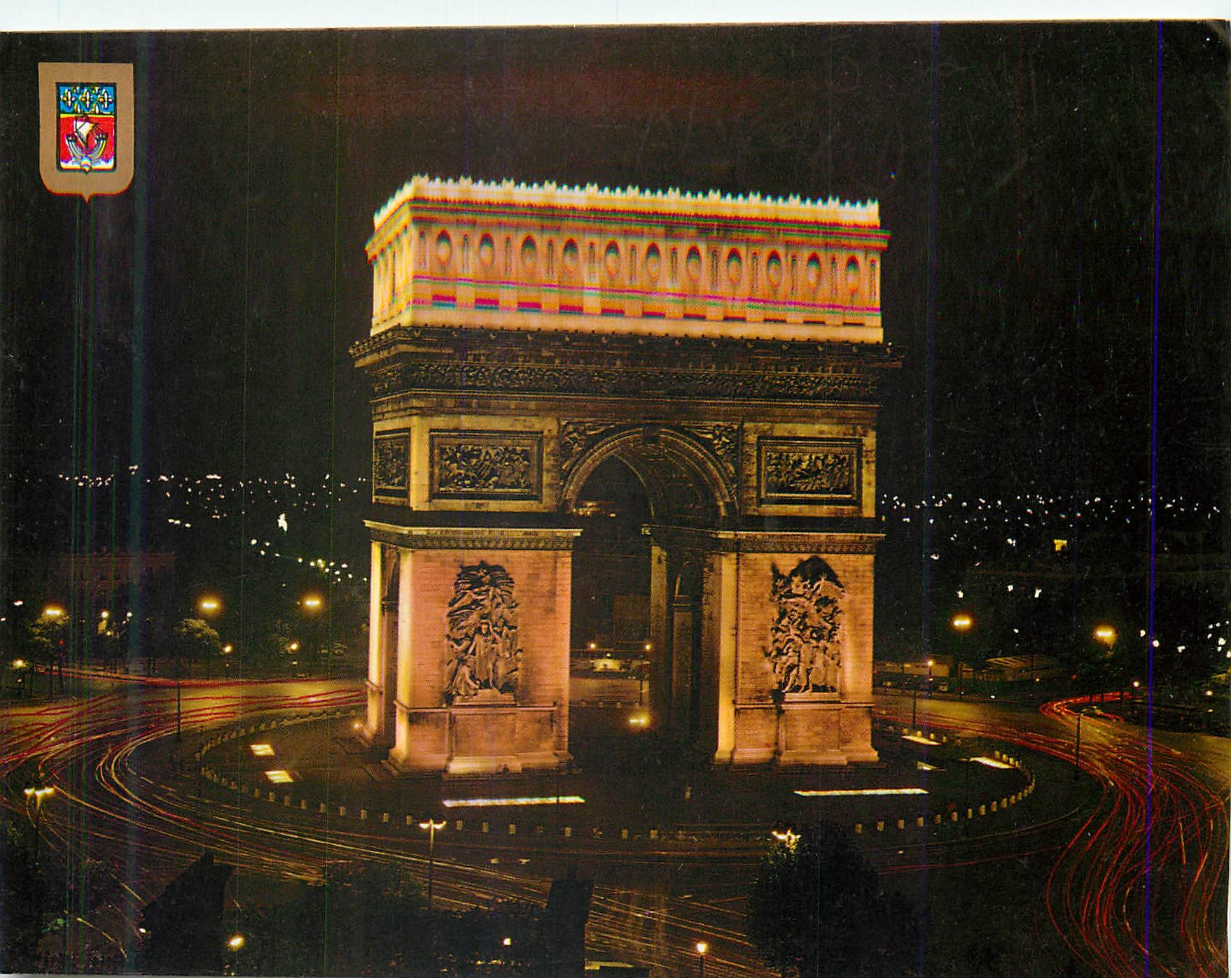 CPM Paris France L arc de Triomphe de l Etoile 